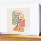 Abstract Profiles 04 Wall Mural Gallery Image 2