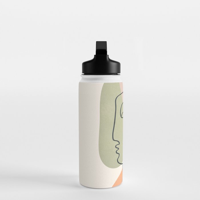 Abstract Profiles 04 Water Bottle Gallery Image 3