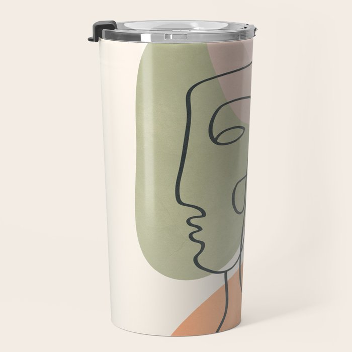 Abstract Profiles 04 Travel Mug Gallery Image 3
