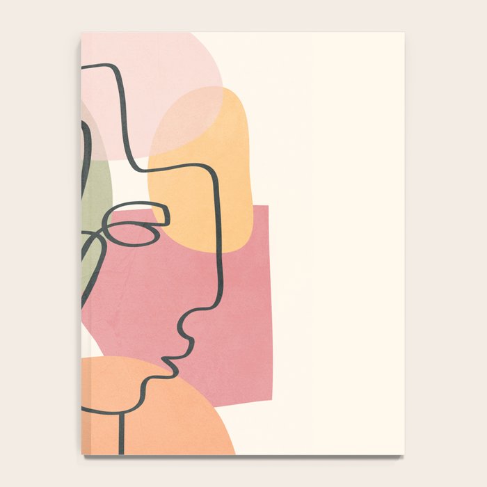 Abstract Profiles 04 Notebook Gallery Image 4