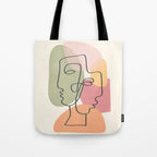Abstract Profiles 04 Tote Bag Gallery Image 1