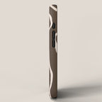 Topographic Map / Brown & Nude iPhone Case Gallery Image 2