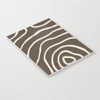 Topographic Map / Brown & Nude Notebook Gallery Image 3