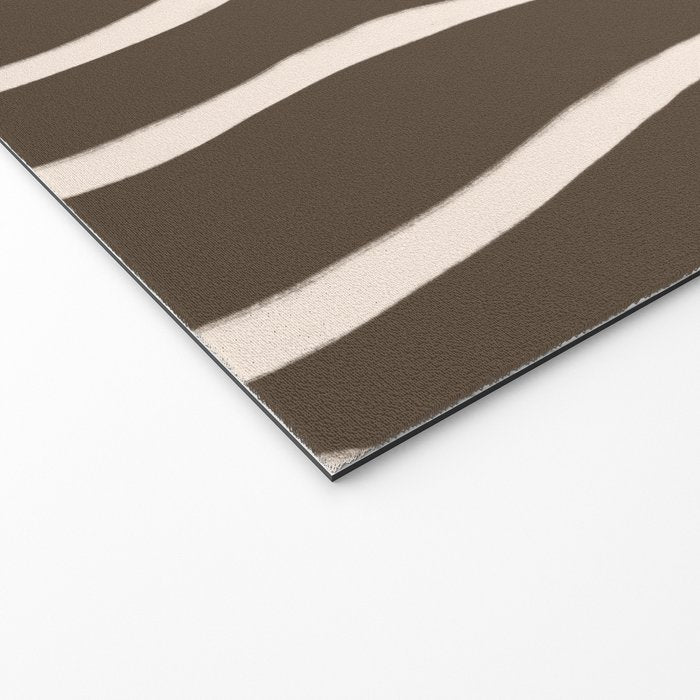 Topographic Map / Brown & Nude Welcome Mat Gallery Image 2