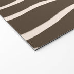 Topographic Map / Brown & Nude Welcome Mat Gallery Image 2