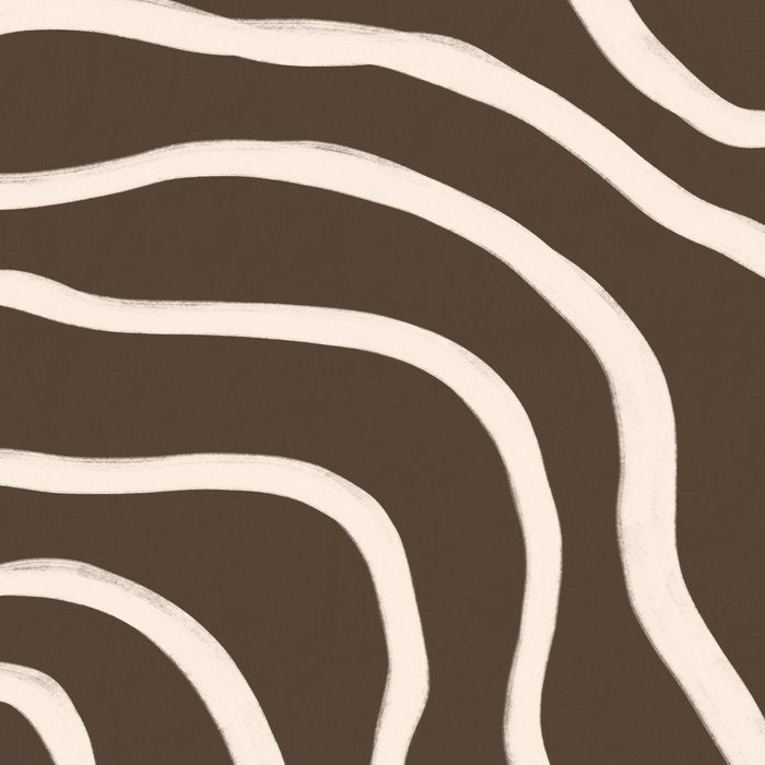 Topographic Map / Brown & Nude Coffee Mug Gallery Image 2
