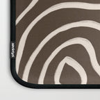 Topographic Map / Brown & Nude Laptop Sleeve Gallery Image 3