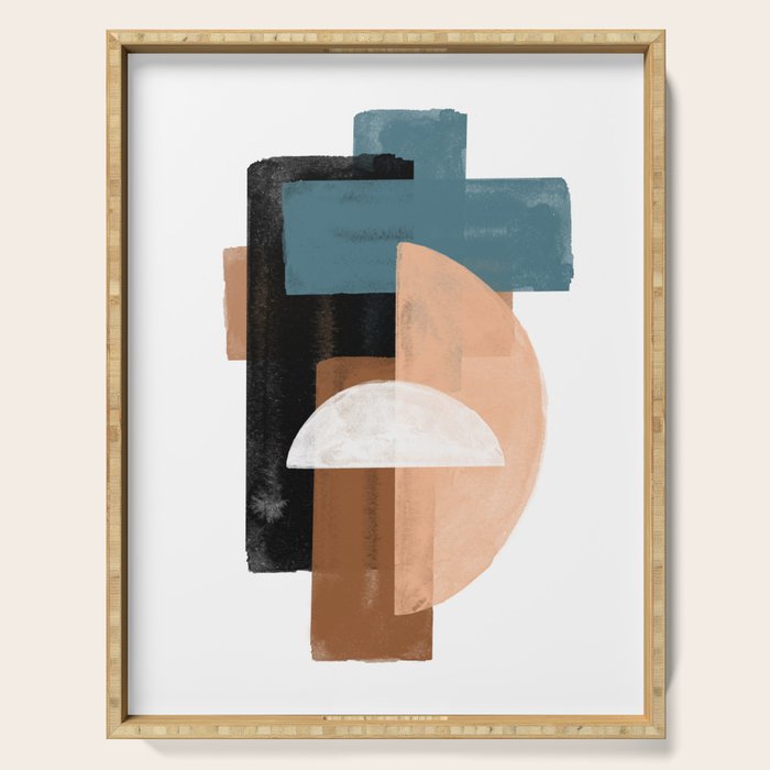 Geometric Composition Serving Tray Gallery Image 1