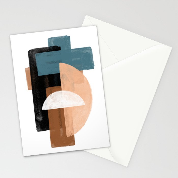 Geometric Composition Stationery Card Gallery Image 2