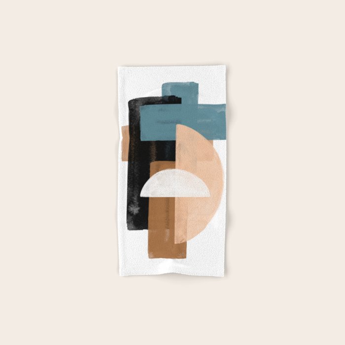 Geometric Composition Bath Towel Gallery Image 1
