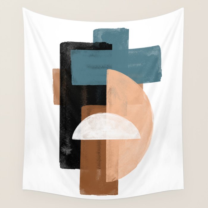 Geometric Composition Wall Tapestry Gallery Image 4