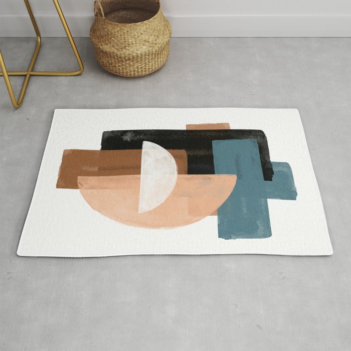 Geometric Composition Rug Gallery Image 1