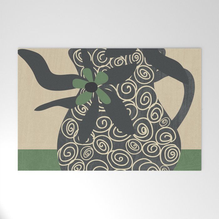 Modern Bloom 4 Welcome Mat Gallery Image 1
