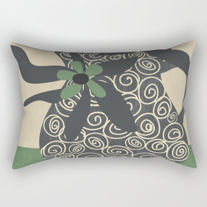 Modern Bloom 4 Rectangular Pillow Gallery Image 1