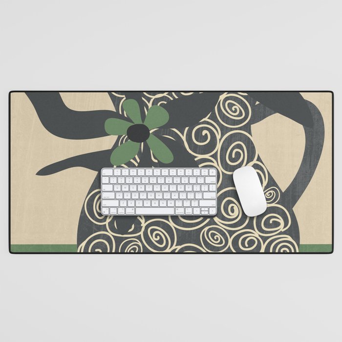 Modern Bloom 4 Desk Mat Gallery Image 1