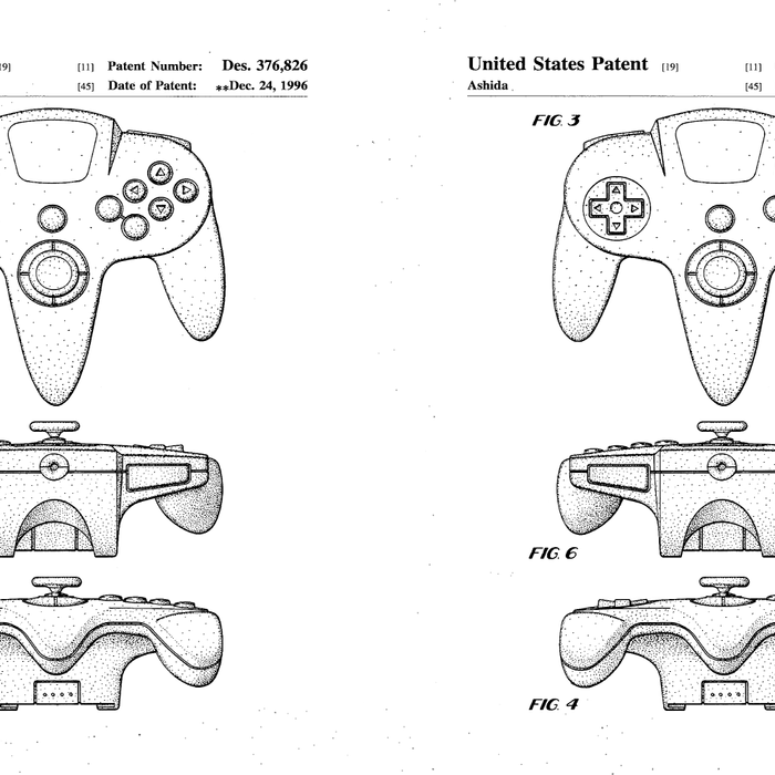 Video Game Controller Patent - Retro Gaming Game Room Art - Black Chalkboard Coffee Mug Gallery Image 2
