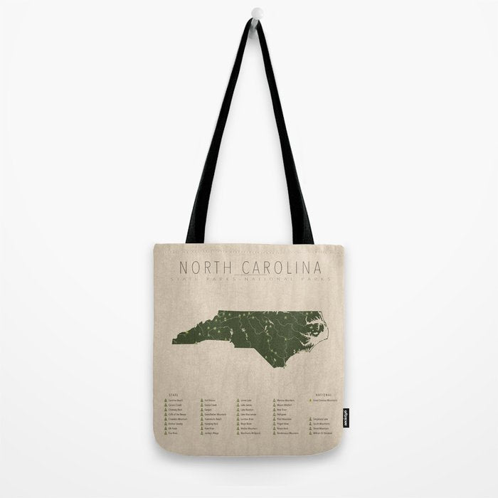 North Carolina Parks Tote Bag Gallery Image 2