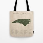 North Carolina Parks Tote Bag Gallery Image 1