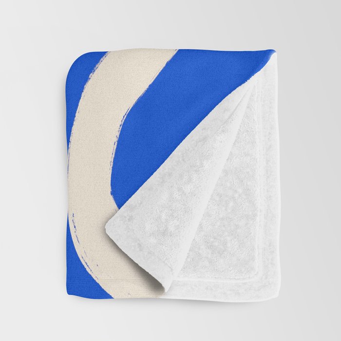 Sapphire Blue Ocean Waves Throw Blanket Gallery Image 3