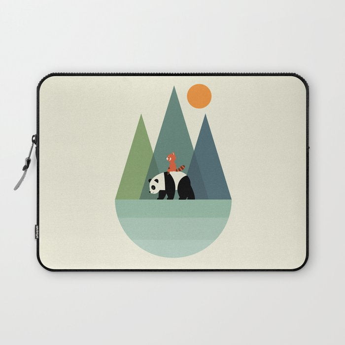 Panda Journey Laptop Sleeve Gallery Image 1