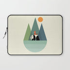 Panda Journey Laptop Sleeve Gallery Image 1