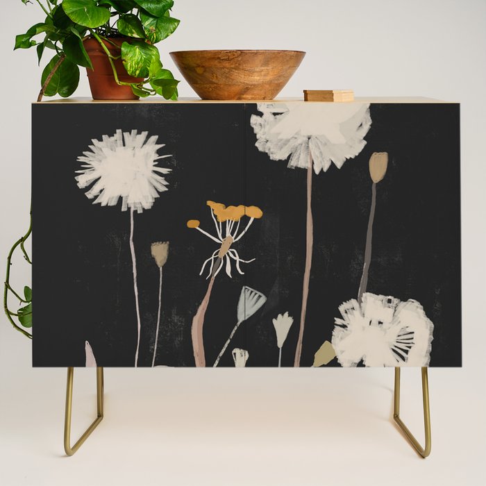 Wildflowers and Dandelions Credenza Gallery Image 1