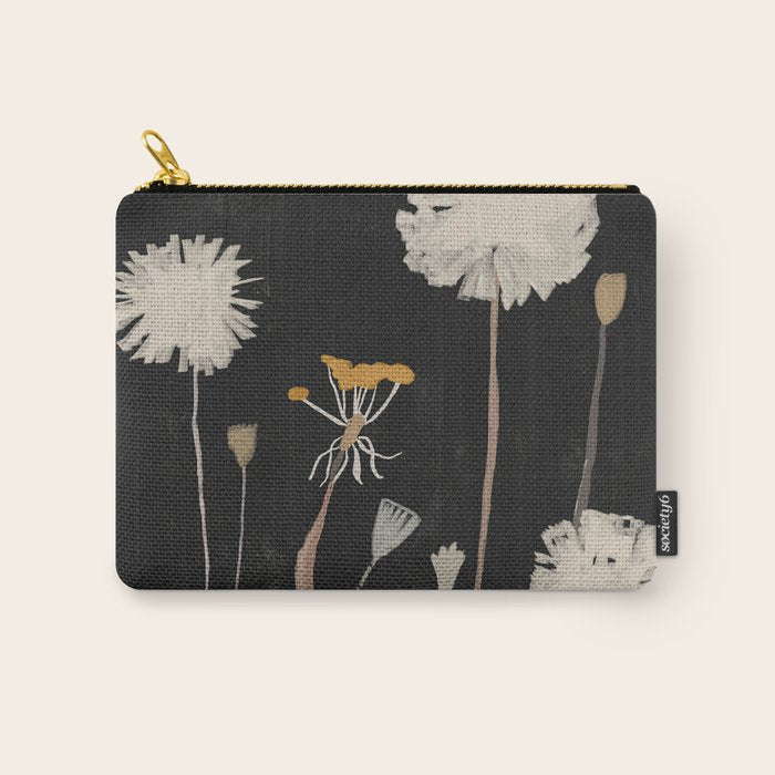 Wildflowers and Dandelions Carry All Pouch Gallery Image 1
