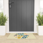 Magical Woodland Floral With Mushrooms Welcome Mat Gallery Image 3