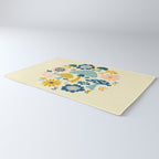 Magical Woodland Floral With Mushrooms Rug Gallery Image 3
