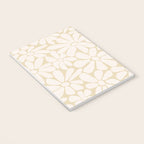 Retro Floral Neutral - Off-White and Beige Notebook Gallery Image 3