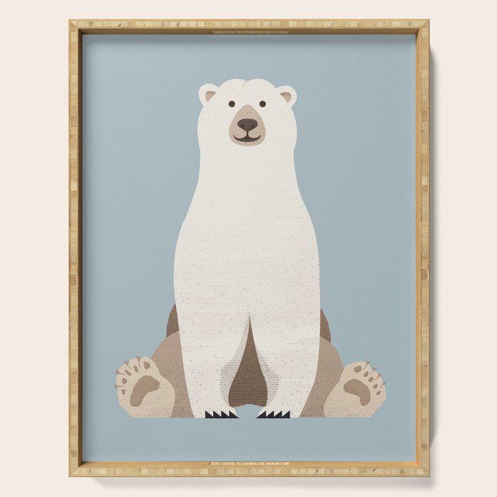 Whimsy Polar Bear Serving Tray Gallery Image 1