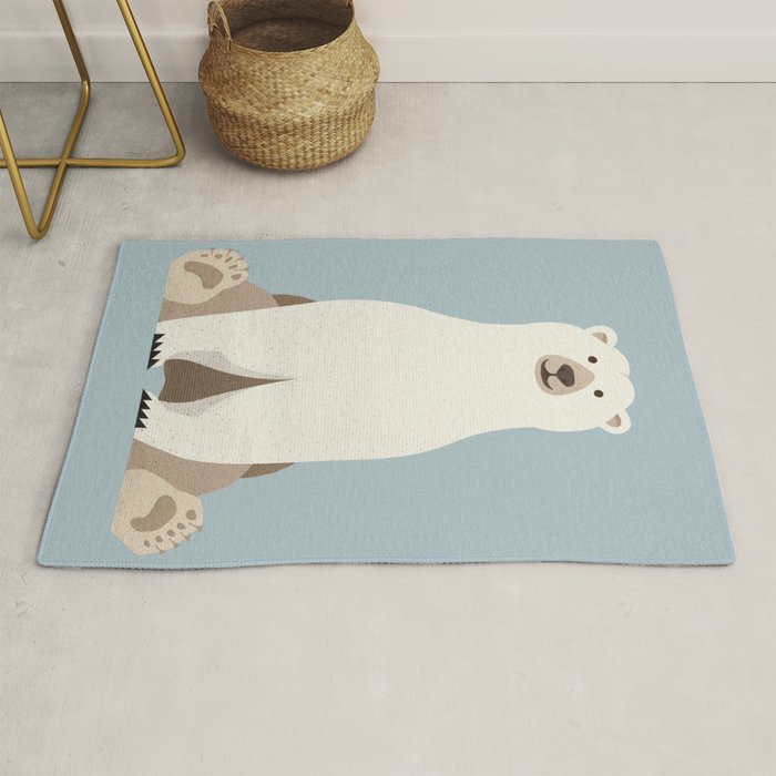 Whimsy Polar Bear Rug Gallery Image 1