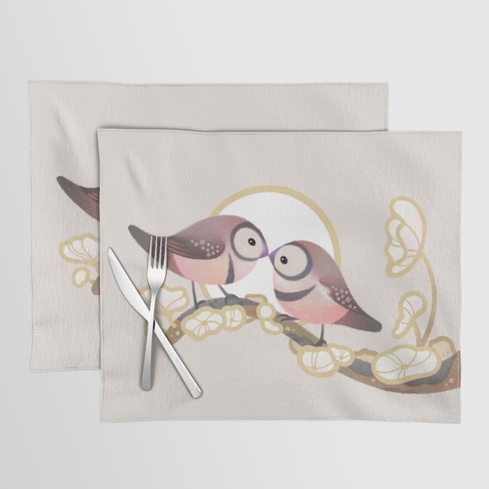 Owl finch Placemat Gallery Image 1