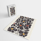 Abstract Black Florals Jigsaw Puzzle Gallery Image 2
