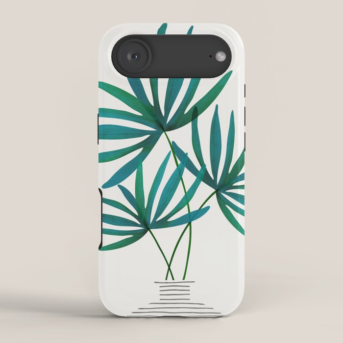 Fan Palm Bouquet Still Life iPhone Case Gallery Image 2