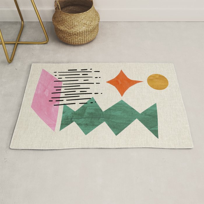 Midcentury Float Rug Gallery Image 1
