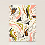 abstract decorative floral bright pattern Stationery Card Gallery Image 2