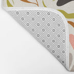 abstract decorative floral bright pattern Bath Mat Gallery Image 2