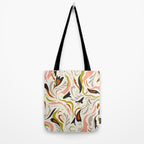 abstract decorative floral bright pattern Tote Bag Gallery Image 2