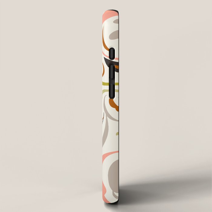 abstract decorative floral bright pattern iPhone Case Gallery Image 2