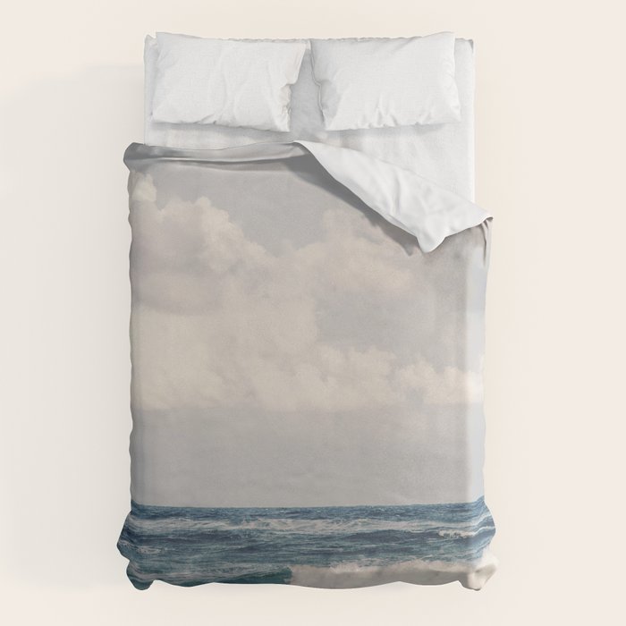 Ocean Clouds - Nature, Landscape Photography Duvet Cover Gallery Image 6