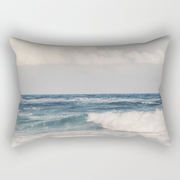 Ocean Clouds - Nature, Landscape Photography Rectangular Pillow Gallery Image 2