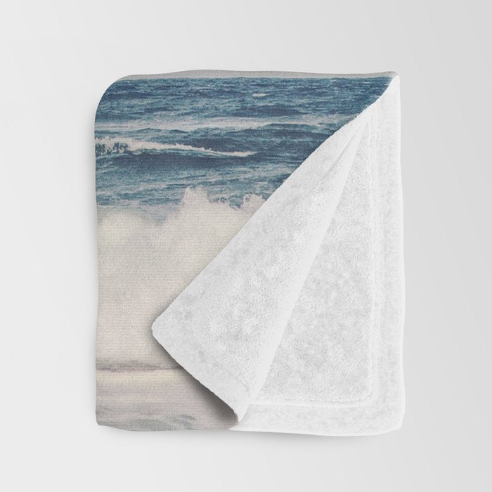 Ocean Clouds - Nature, Landscape Photography Throw Blanket Gallery Image 3