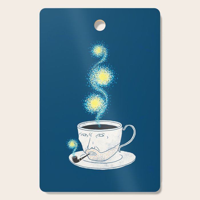Starry starry coffee Cutting Board Gallery Image 1