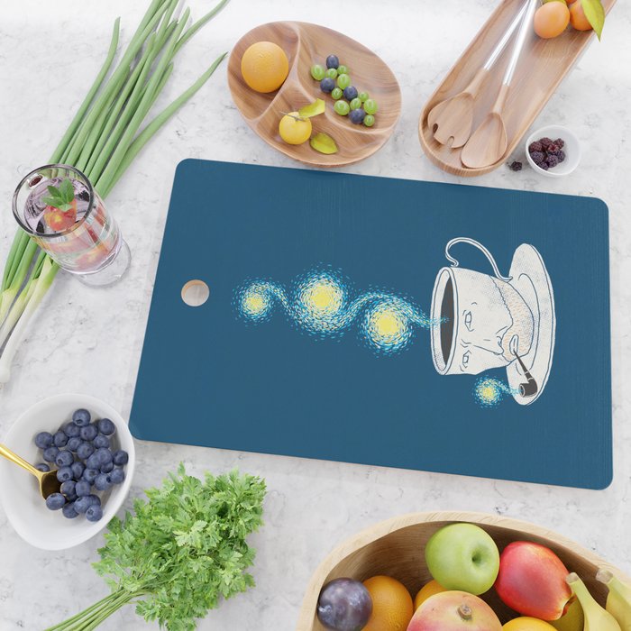 Starry starry coffee Cutting Board Gallery Image 2