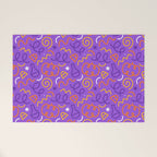 Fun halloween cartoon doodle art pattern Welcome Mat Gallery Image 1