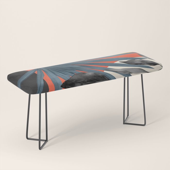 Abstract Tropical Art 22 Bench Gallery Image 1