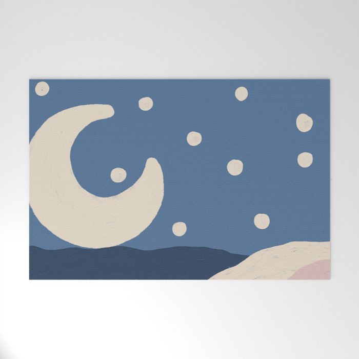 Acrylic Landscape #4 Welcome Mat Gallery Image 1