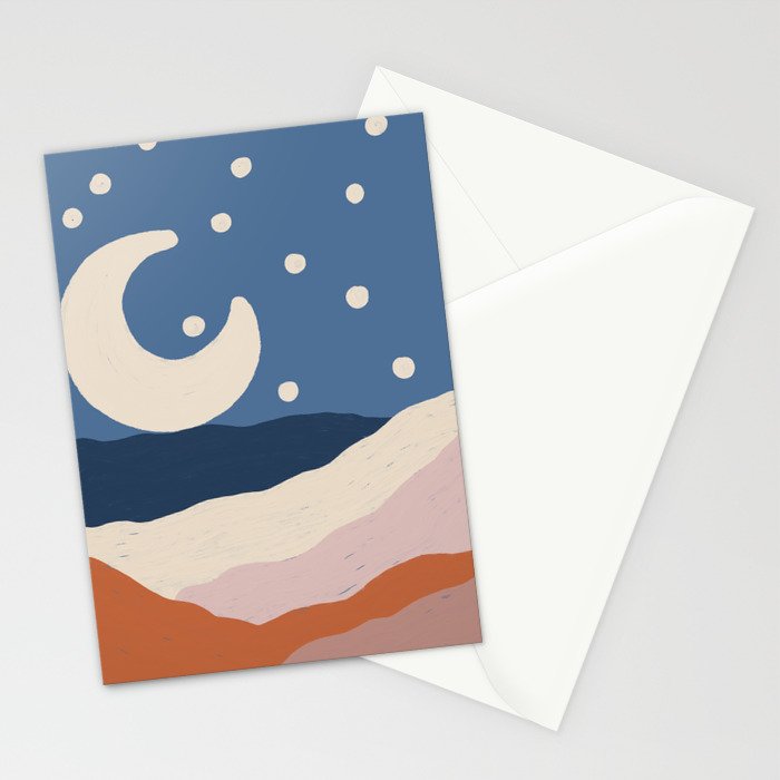 Acrylic Landscape #4 Stationery Card Gallery Image 2