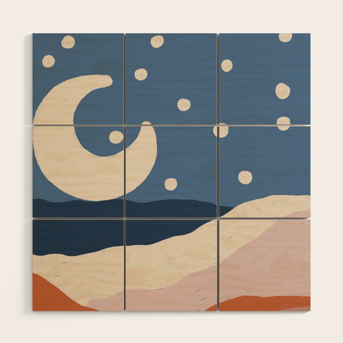 Acrylic Landscape #4 Wood Wall Art Gallery Image 1